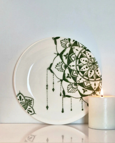 بشقاب دیوارکوب _ کد 02